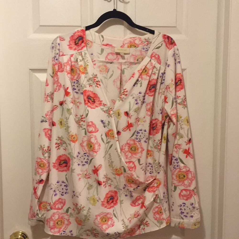 ModCloth V- neck draped top